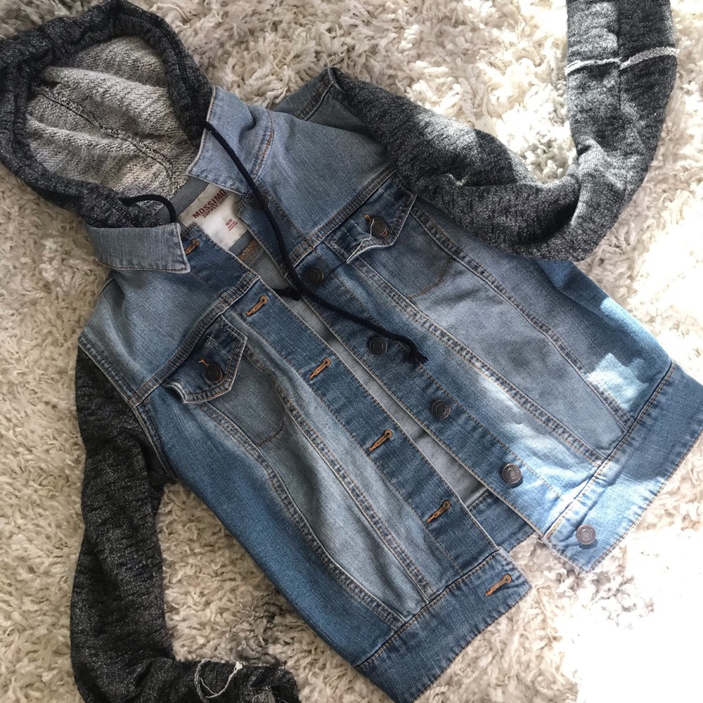 Jean jacket hoodie